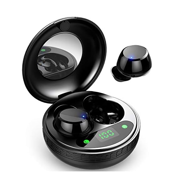 Wireless Headphones, lecover Wireless Earbuds Headphones with Mic, Mini Bluetooth 5.0 Headphones In Ear with Charging…