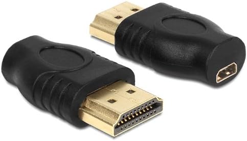 DeLock Adapter HDMI-A Male to Micro HDMI-D Female, Black