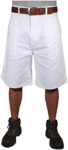 Caboose Painters Shorts Natural White Size 28