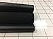 Black Leather Fabric for Crafts: 3 Sheepskin Sheets of Black Suede and Black Lambskin Leather Hides 5x5IN/ 12x12cm