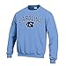 Elite Fan Shop North Carolina Tar Heels Crewneck Sweatshirt Varsity Blue - Large