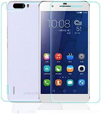 HMILY Huawei Honor 6Plus Tempered Glass Screen Protector Shatterproof Anti-Scratch Bubble Free HD Clear Ballistic Glass Screen Protector For Huawei Honor 6Plus (Front+Back 2Pack)