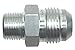 ICT Billet Straight -10AN Flare Male to 3/8