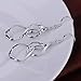 Isenretail Sterling Silver Fashion Earrings for Woman and Girls Double Twist Wave Long Tassels Drop Dangle Earring