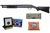 agm mp003 full stock pump airsoft shotgun bb trap target ez loader 2500 bb's(Airsoft Gun)