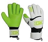KixGK Exo with Removeable Fingersave Goalkeeper Gloves (Size 6-12): All Purpose Match Training Adult & Youth Soccer Goalie Gloves - Designed for Performance, Comfort, & Safety