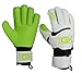 KixGK Exo with Removeable Fingersave Goalkeeper Gloves (Size 6-12): All Purpose Match Training Adult & Youth Soccer Goalie Gloves - Designed for Performance, Comfort, & Safety