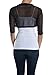 Fashion Secrets Junior`s Sheer Chiffon Bolero Shrug Jacket Cardigan 3/4 Sleeve