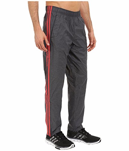 adidas Men's Athletics Essential Woven Pants, Black/Energy, Large