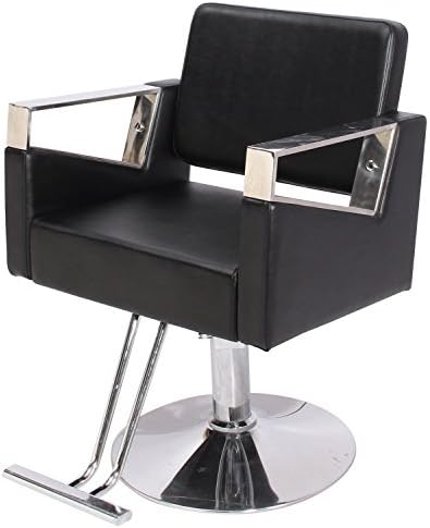 Bosalaya Hydraulic Bosalaya Salon Barber Chair Hair Styling Beauty Spa Shampoo Equipment Black
