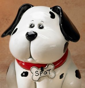 Puppy Dog Cookie Treat Jar - Paint Your Own Pup-tastic Ceramic Keepsake