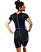SISYAMA Open-Bust Sauna Hot Suit Weight Loss Neoprene Compression Shapewear Blue (X-Large)