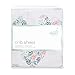 aden + anais Essentials Classic Crib Sheet, 100% Cotton Muslin, Super Soft, Breathable, Tailored Snug Fit, Briar Rose - Floral Heart