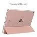MoKo Case for iPad Pro 12.9 - Slim Lightweight Smart Shell Stand Cover with Translucent Frosted Back Protector for Apple New iPad Pro 12.9 Inch 2017 & 2015 Tablet, Rose GOLD (with Auto Wake/Sleep)