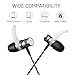 Earbuds, ZIOFEN in-Ear Headphones Headsets Heavy Bass Earphones with Microphone Mic Wired Earbuds and Volume Control for iPhone Samsung iPad and Most Android Phones (Color=Gray)