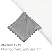 BDK UltraFit Waterpoof Car Seat Towel Cover, Rear Bench with Gray Trim – Washable Sweat Seat Protector, Ideal for Gym Swimming Surfing Running Crossfit, Fits Most Auto Truck Van and SUV