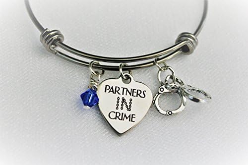 Two Partners In Crime Bracelets, Two Bracelets, Best Friend Bracelets, Friend Birthday, Friend Jewelry