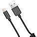 ONE PIX MFi Certified Coiled iPhone Cable, 3ft Coiled Lightning Cable for iPhone X 5 5s 5c 6 6s 7 8 Plus (Black)