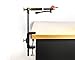 XFISHMAN Rotary Fly Tying Vise Vise Square Pedestal Base C Clamp Steel Hard Jaws kit
