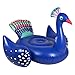 Sunnylife Luxury Adult Inflatable Pool Float Ride On Beach Toy - Peacock Blue