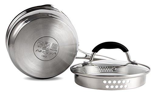 2 AVACRAFT+Stainless+Saucepan+Ergonomic+Multipurpose
