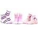 TeeHee Little Girls Boys Toddler Unisex Cotton Crew Socks 9 Pair Gift Box (6-8 Years, Vintage_Girl)