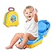 Portable Travel Potty Seat for Boys and Girls Safety's BeCute Potty Perfect for Camping Car Travel Suitable for under 2 years(Yellow)