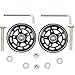 ORO 1 Pair Luggage Wheels Replacement 45/50/54/60/64/68/70/72/75/80/84/87/90mm Case Wheels with 8mm(0.31