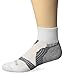 Balega Enduro V-Tech Quarter Socks For Men and Women (1 Pair) (2016 Model), White/Grey, Large