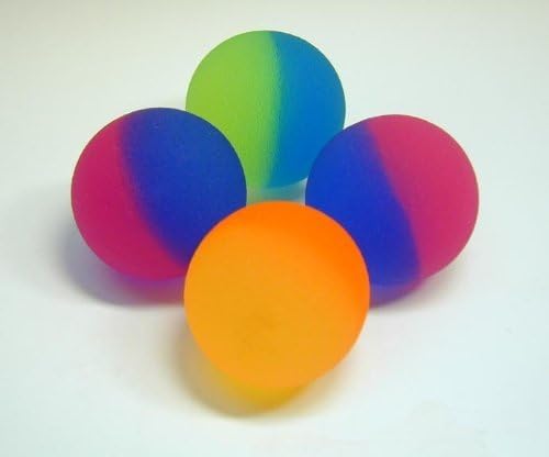 Icy Two Tone Balls - - 25mm Bouncy Balls - 48 Pc