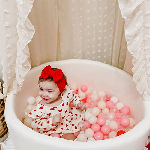 Kids Bed Canopy for Girls, Beige Crib Canopy Princess Hanging Children