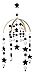 Tik Tak Design Co. Baby Crib Mobile – 100% NZ Wool Colored Felt Ball Mobile for Your Boy or Girl Babies Bed Room – Designer Colors to Match Your Nursery and Delight Your Child (Monochrome)