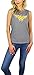 DC Comics Womens Wonder Woman Sleeveless Tank Top Wonder Grey (Wonder Grey, Small)