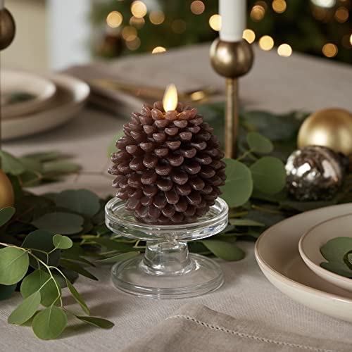 Luminara Pinecone Flameless Candle