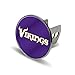 Rico NFL Minnesota Vikings Laser Cut Metal Hitch Cover, Large, Silver