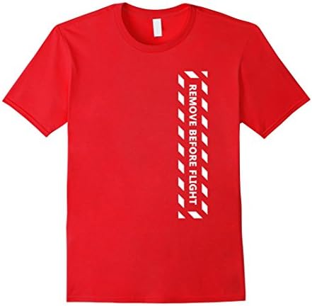 Mens Remove Before Flight Aviation Pilot T-Shirt 3XL Red