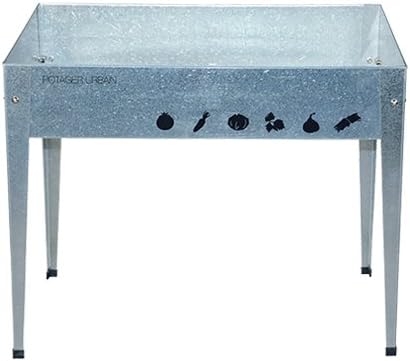 Herstera 08901804 - Mesa Huerto Urbano 120x80x84cm Silver: Amazon ...