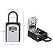 ZHEGE Key Lock Box, 4 Digit Combination Key Storage Lock Box with Resettable Code, Portable Key Safe Box for Door Knob, Realtors, Contractors (Gray)