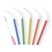 Reusable Smoothie Straws (x5), BPA-Free Silicone with brush, Long & Wide, Soft & Flexible for Drinking Smoothies, Shakes, Juice, Soda, Tea, Coffee | from Seraphina's Kitchen | Protect Your Teeth Now!