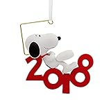 HMC Peanuts by Schulz Snoopy 2018 Christmas Ornament, Hallmark