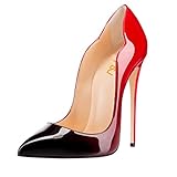 FSJ Evening Shoes for Women Pointed Toe Stiletto High heels Sexy 4.75'' Size 4-15 US