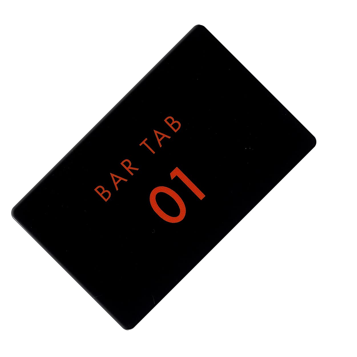 Bar Tab Cards, Pack of 25, Numbered 01-25, Biodegradable. Cards for customers Setting up bar tabs