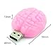 Usbkingdom 32GB USB 2.0 Flash Drive Novelty Cartoon Pink Brain Shape Thumb Drives Memory Stick Pendrive