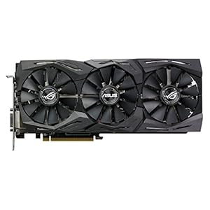 ASUS ROG-STRIX-RX580-O8G-GAMINGOC Edition GDDR5 DP HDMI DVI VR Ready AMD Graphics Card Click Here