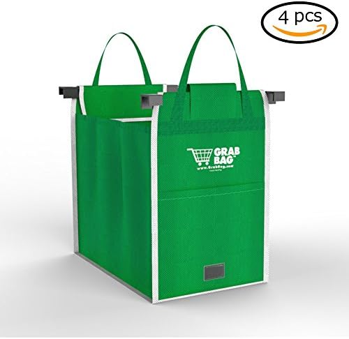 Reusable Trolley Bag - Grocery Tote Shopping Bags - for Shopping Cart by INLYF, set of 4