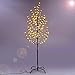 Excelvan Safe Voltage 1.5M/5FT 180 LEDs Cherry Blossom Tree Light with Warm White Light Black Branches for Home Festival Party Bar Wedding Indoor Outdoor Decoration (Cold White)
