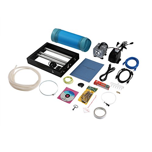 Orion Motor Tech 50W CNC CO2 Laser Engraving Cutting Machine, 110V Laser Engraver Cutter Printer for Wood, Glass, Acrylic DIY with Auxiliary Rotary Device(12 x 20 Inches Engraving Area)