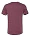 Bella 3413 Unisex Triblend Short Sleeve Tee - Maroon Triblend, Large