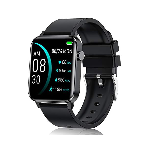 andfive Smart Watch, Fitness Tracker with 1.69" Touch Screen, Heart Rate Monitor, IP68 Waterproof Pedometer Step Counter Watch,with Sleep Monitor,Sports Smartwatch for Men Women for Android iOS