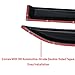 Lightronic WV94101 Outside-Mount Side Window Visor Deflector Rain Guard, Dark Smoke, 4-Pieces Set, Fits 2009-2018 Dodge Ram 1500 Quad Cab, 2019-2023 Ram 1500 Classic Quad Cab